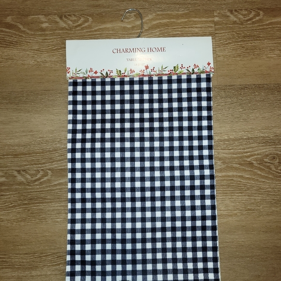 Houseful Joy Christmas Holiday Decorative Table Runner Cloth 13 x 72 inch New - Picture 3 of 8